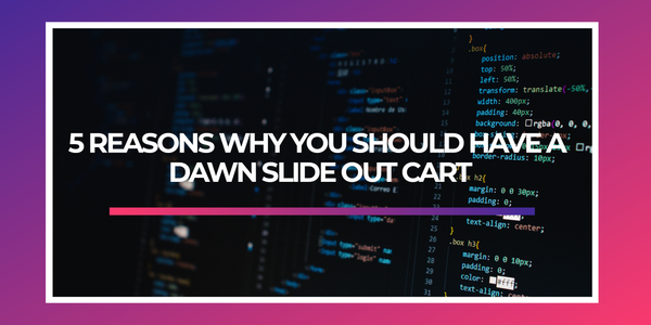 5 reasons why you should have a dawn slide out cart