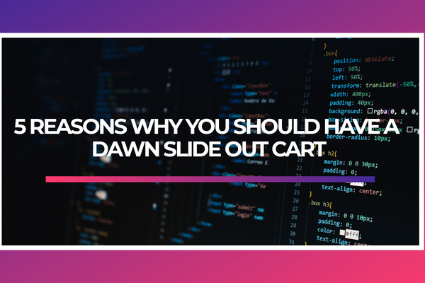 5 reasons why you should have a dawn slide out cart