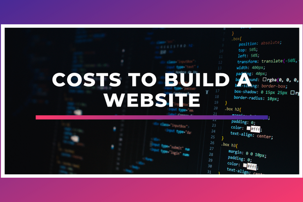Costs to build a website