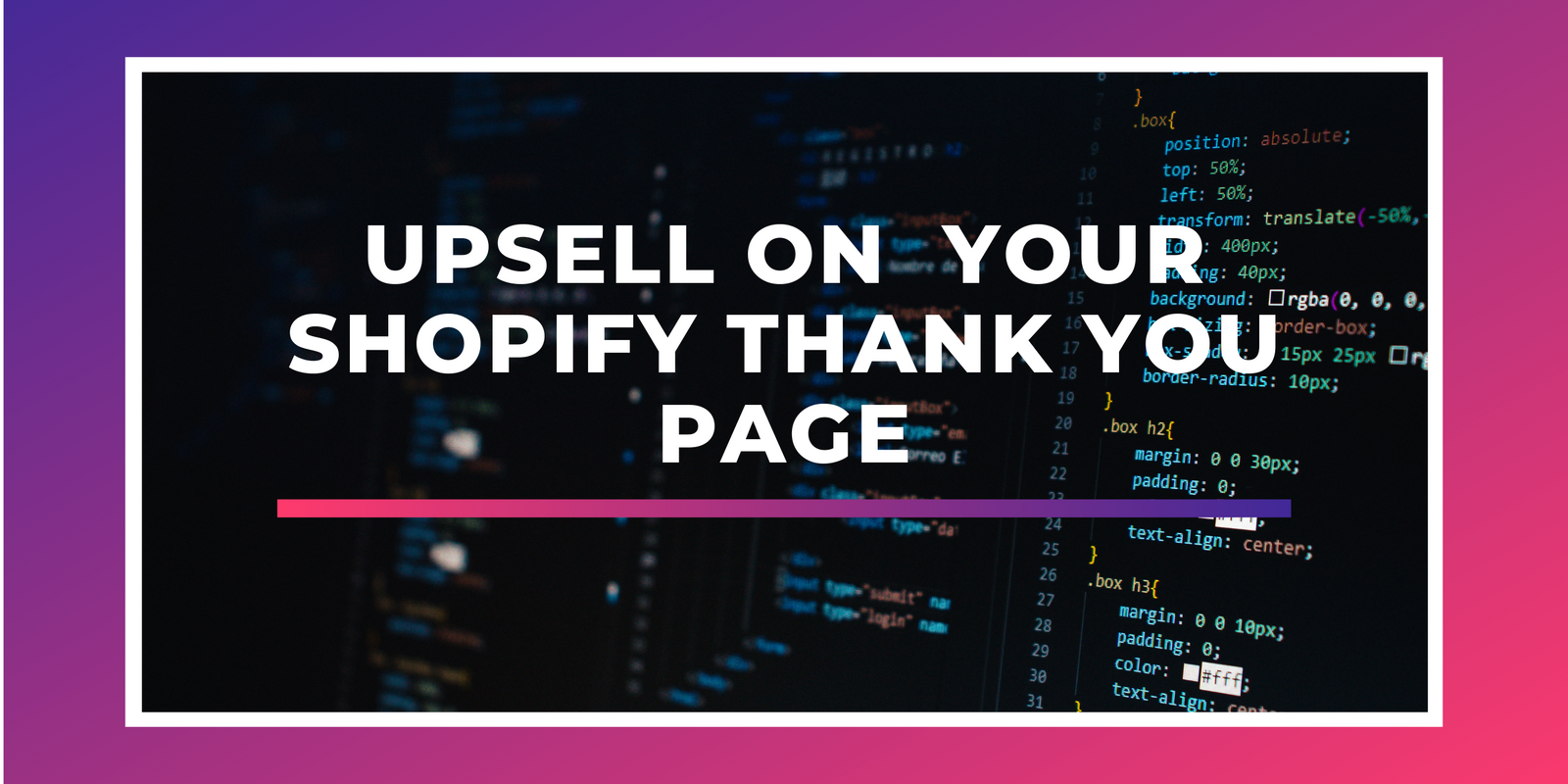 Upsell on  Your Shopify Thank You Page 