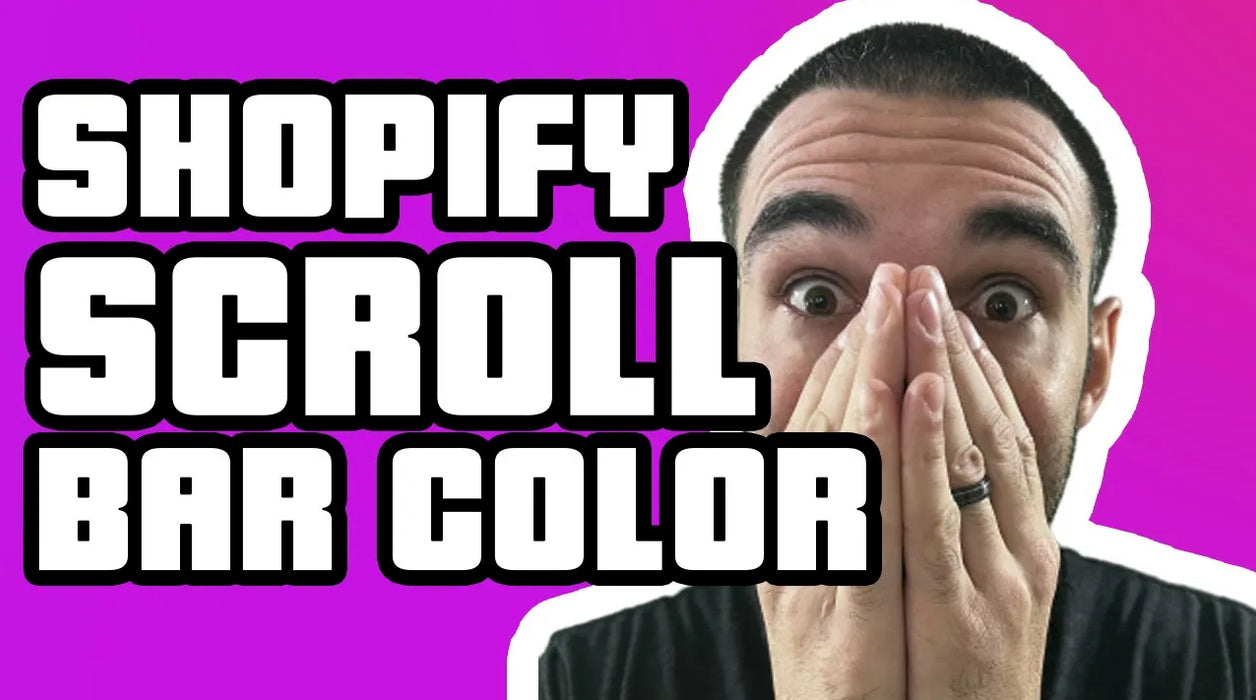 Editing Colors  on Shopify Scroll Bar | Shopify Tutorial 2022