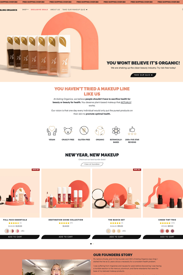 custom shopify theme  after  image  portfolio by ecomgraduates 