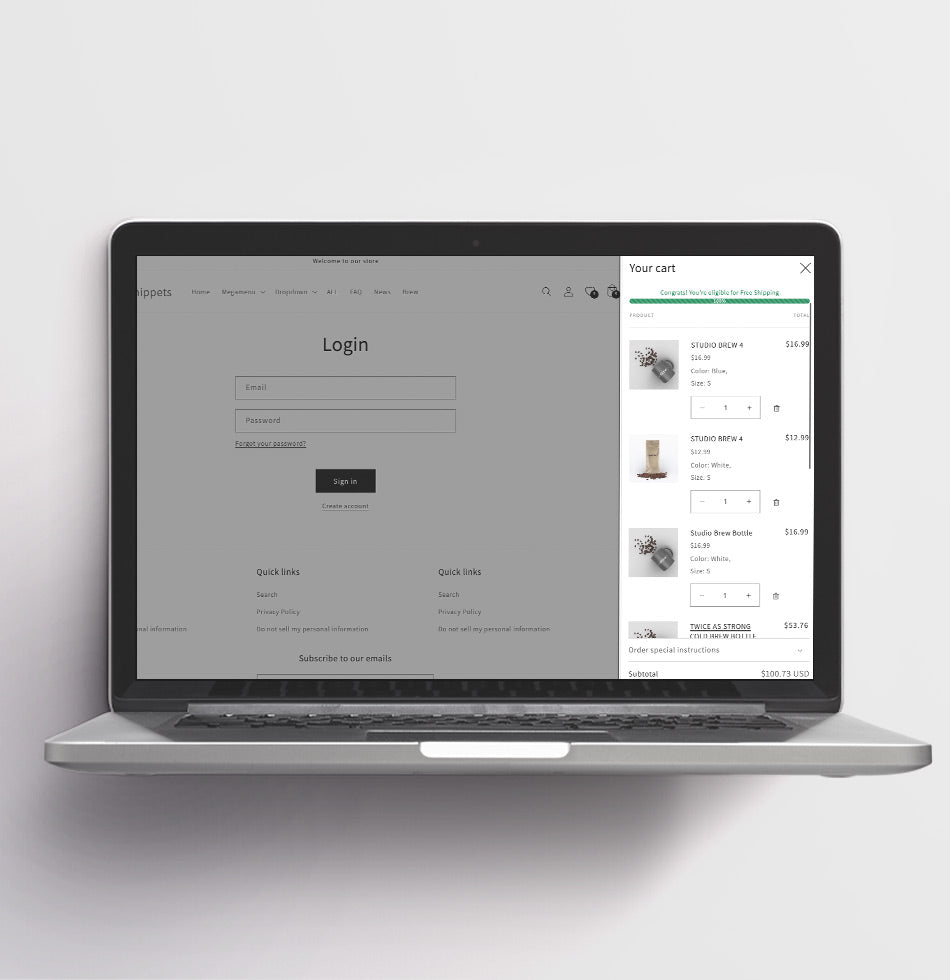 Cart Goal For Dawn Theme