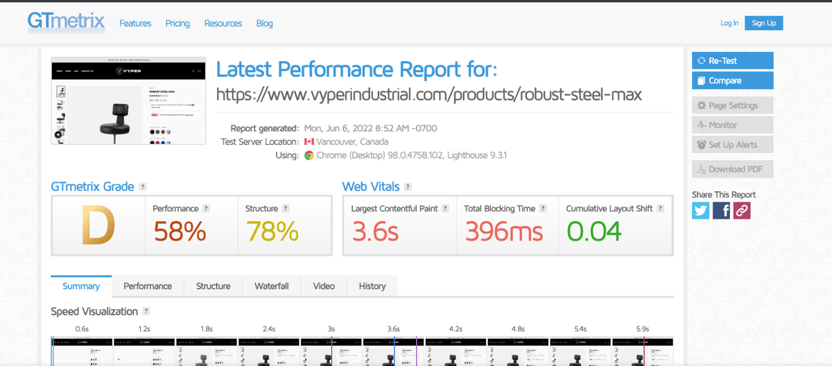 Speed Optimization