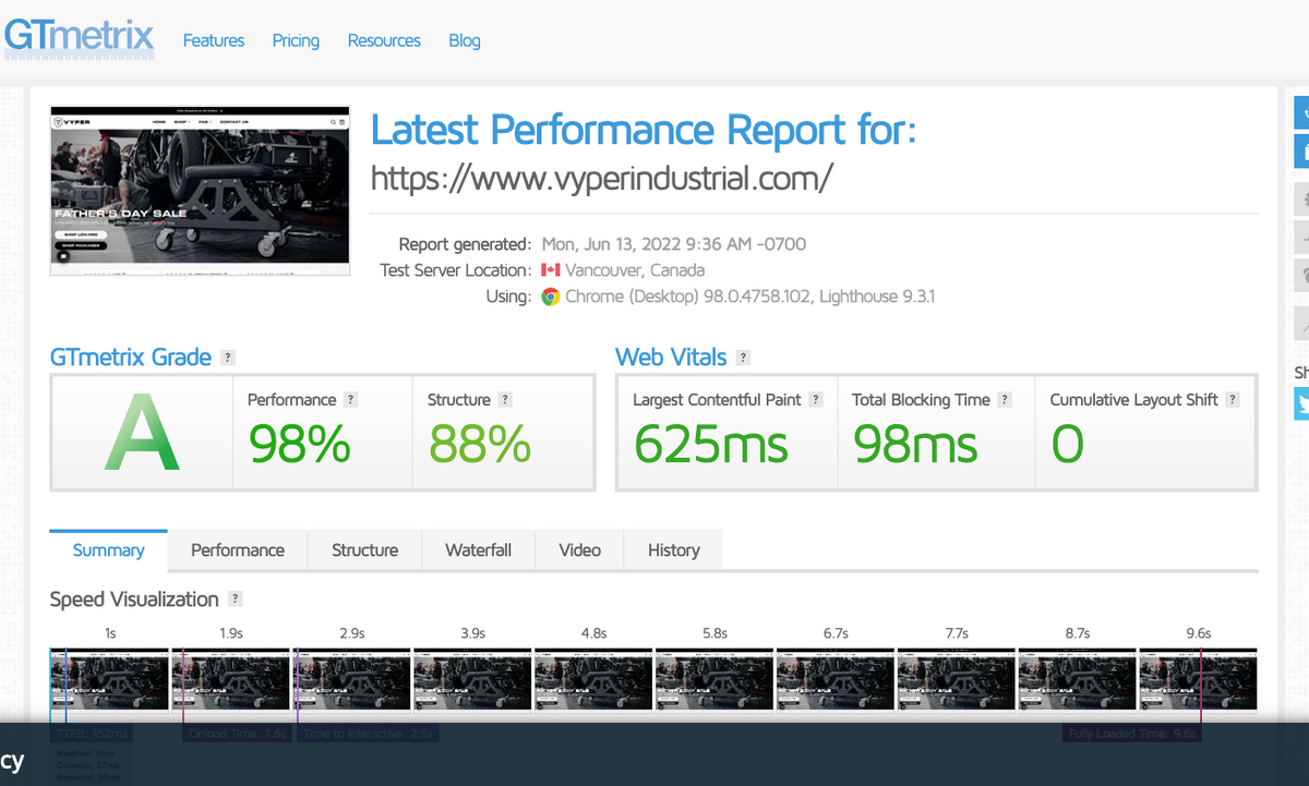 Speed Optimization