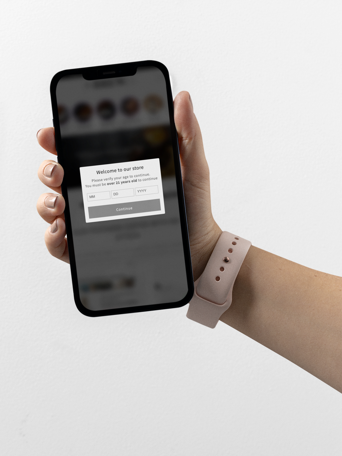 How to add  age verification to Shopify